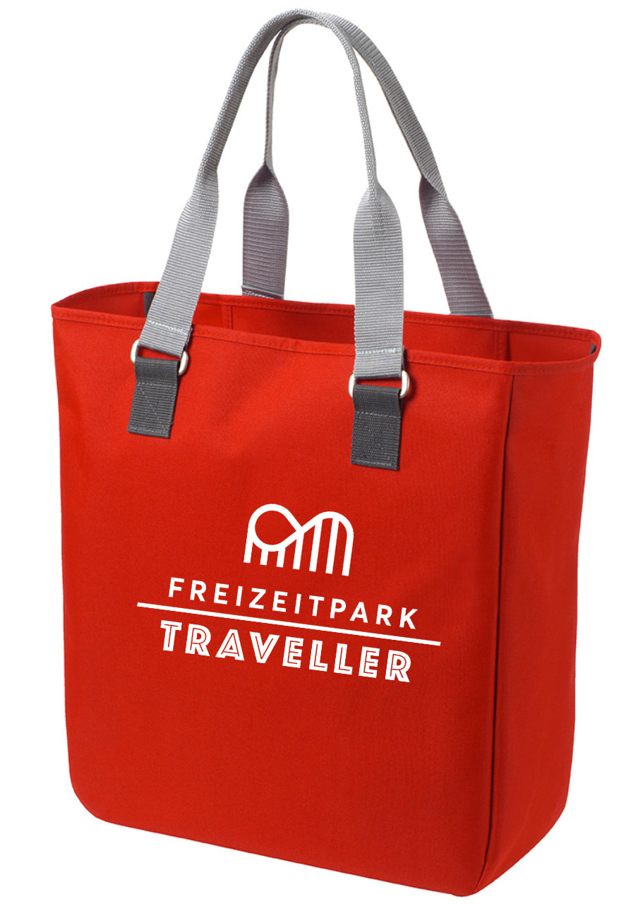 Freizeitpark Traveller XXL Shopping Bag Red