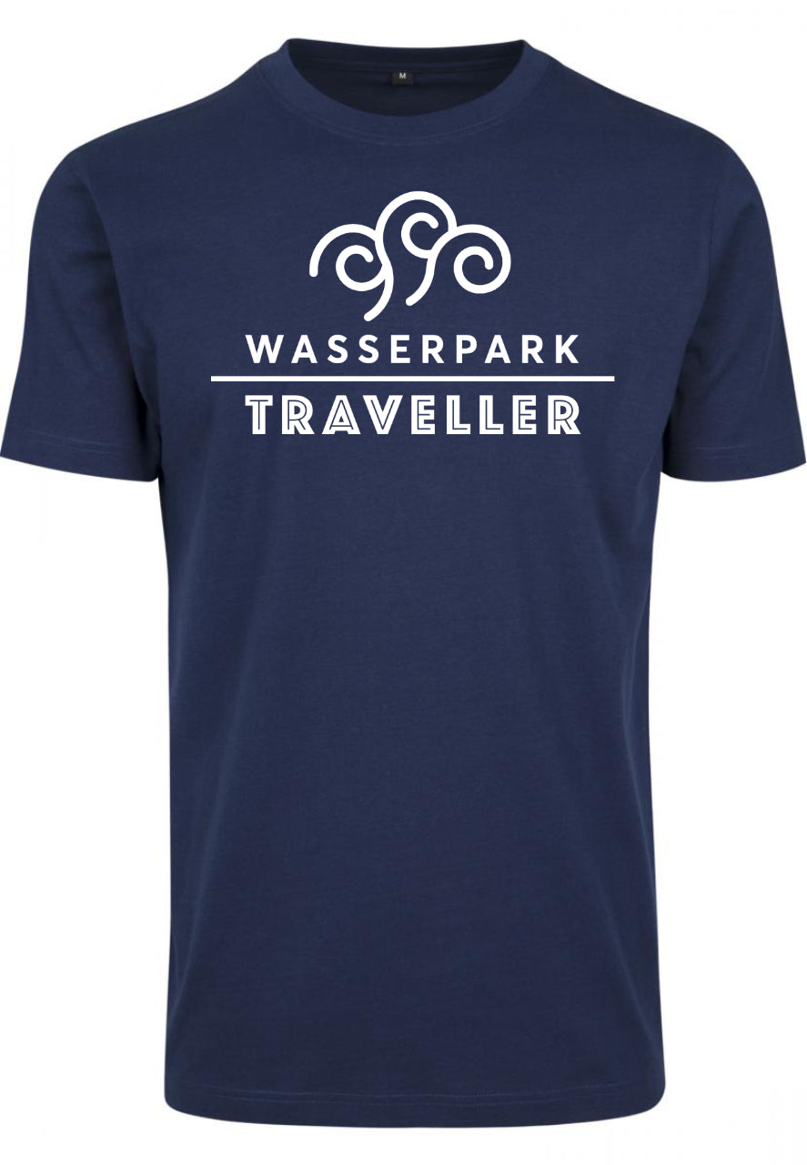 Wasserpark Traveller T-Shirt Unisex Dark Blue